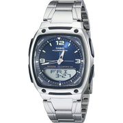 Casio Data Bank Analog-Digital Quartz 39mm Watch – Stainless steel