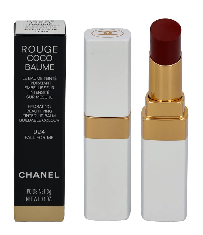 Chanel Rouge Coco Baume Hydrating Beautifying Tinted Lip Balm #924 Fall For Me