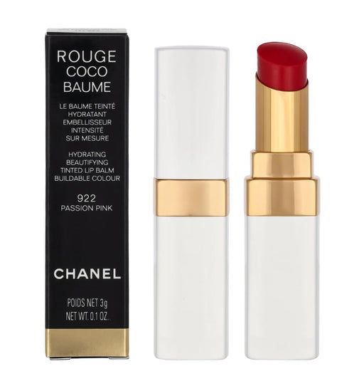 Chanel Rouge Coco Baume Hydrating Beautifying Tinted Lip Balm #922 Passion Pink