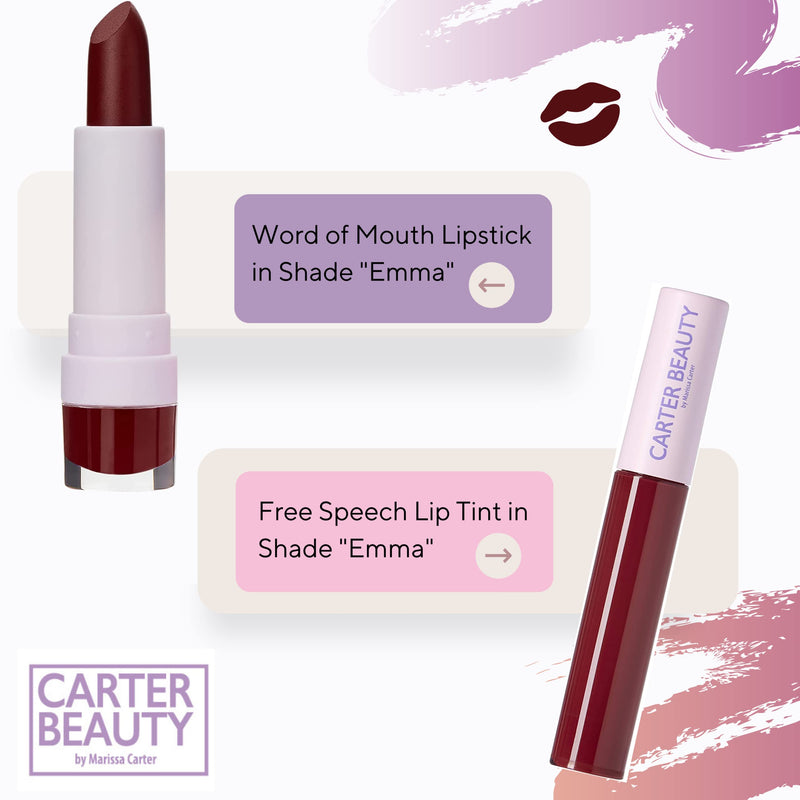 Carter Beauty Word Of Mouth Velvet Matte Lipstick Emma
