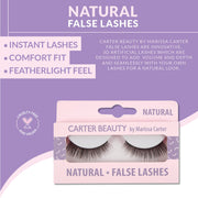 Carter Beauty False Lashes Natural