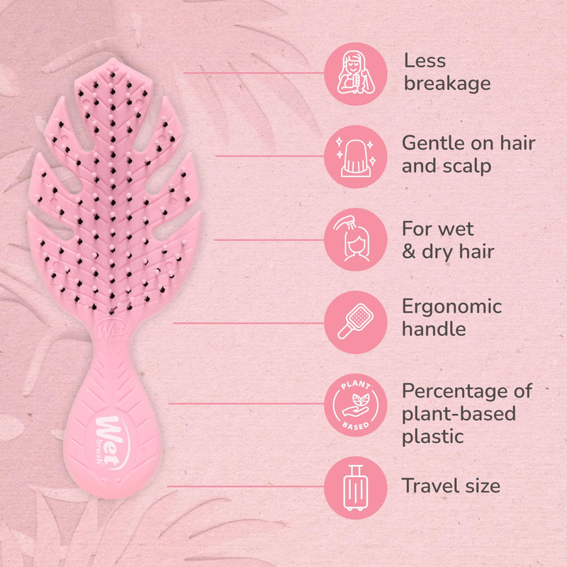 Wet Brush Go Green Detangler Brush Pink Unisex Gift Set