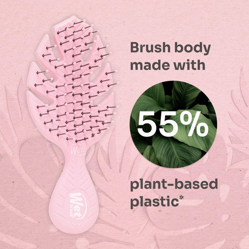 Wet Brush Go Green Detangler Brush Pink Unisex Gift Set