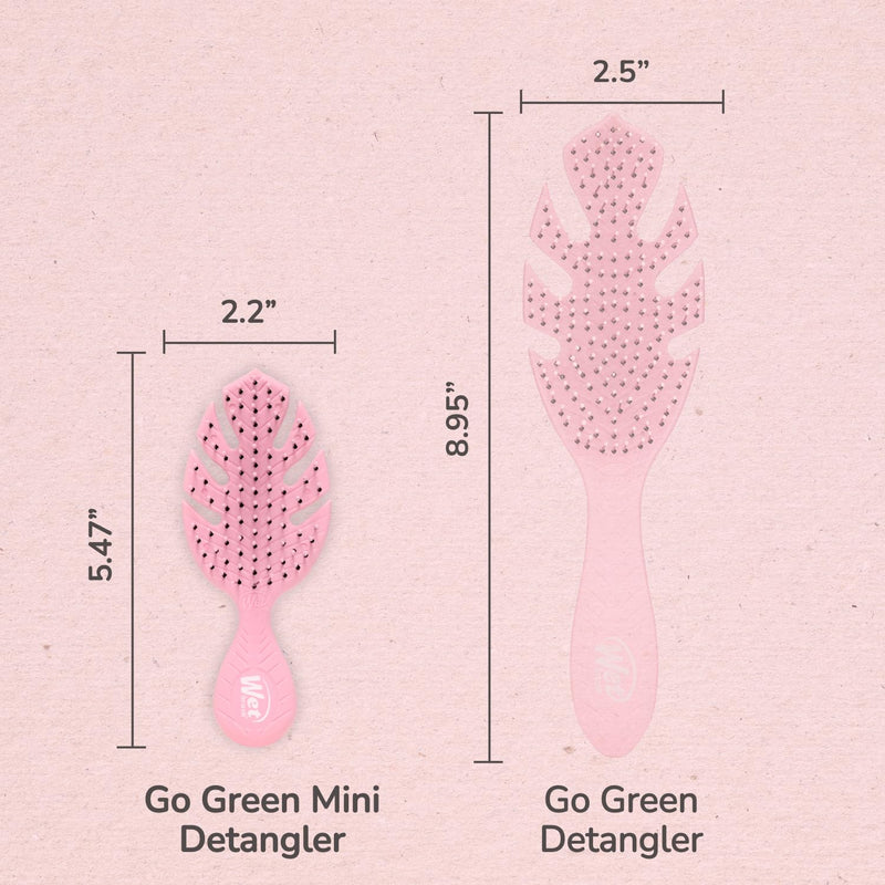 Wet Brush Go Green Detangler Brush Pink Unisex Gift Set