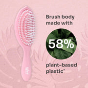 Wet Brush Go Green Oil Infused Shine Brush Watermelon Seed Oil Unisex Gift Set