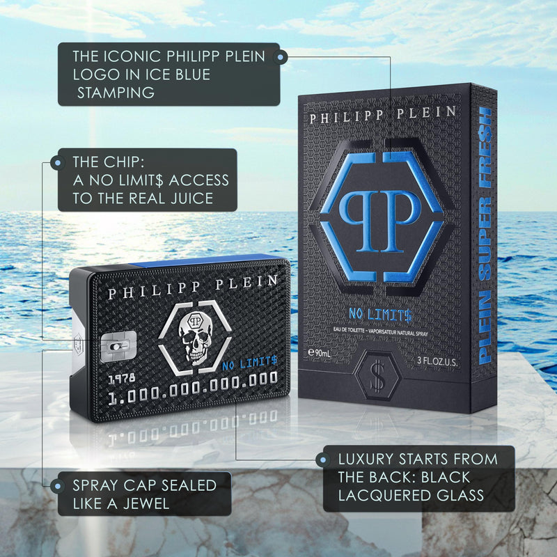 Philipp Plein Parfums Philipp Plein No Limits Super Fresh Men's Eau De Toilette