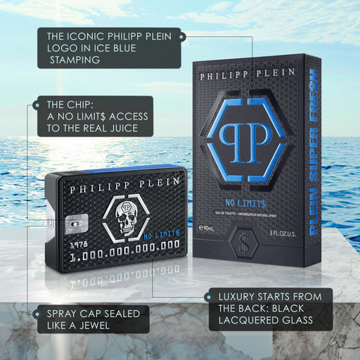 Philipp Plein Parfums Philipp Plein No Limits Super Fresh Men's Eau De Toilette