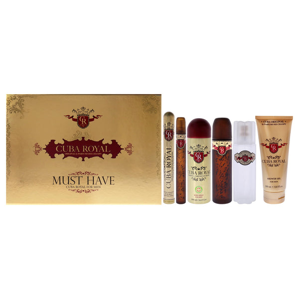 Cuba Royal Must Have 5pc Men's Eau De Toilette Gift Set