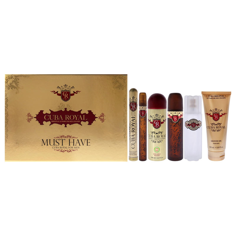 Cuba Royal Must Have 5pc Men's Eau De Toilette Gift Set