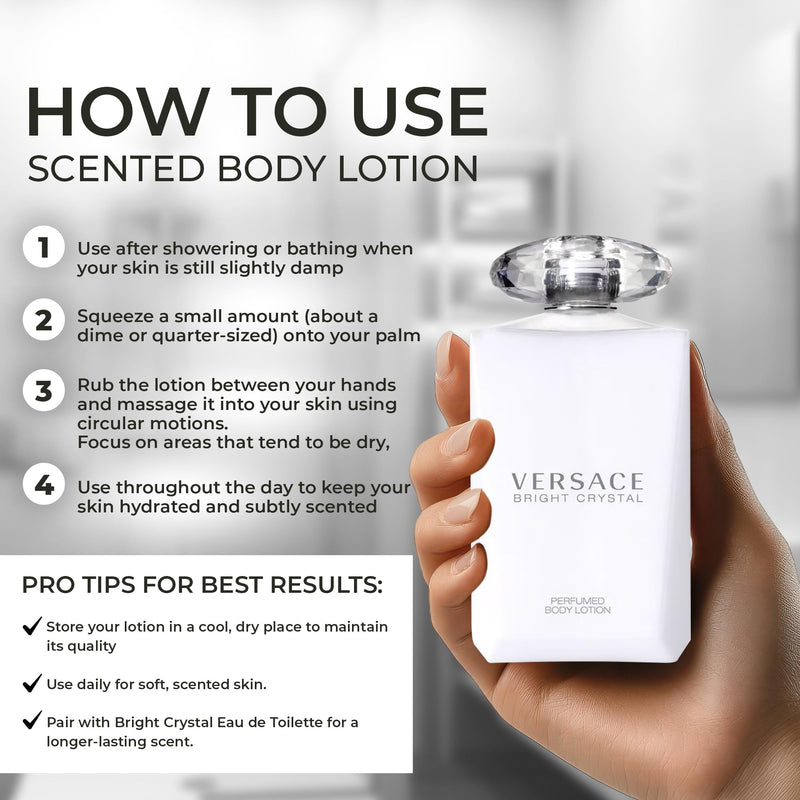 Versace Bright Crystal Body Lotion