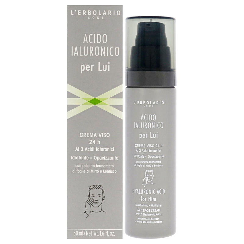 Lerbolario Hyaluronic Acid Moisturisin Mattifying Face Cream