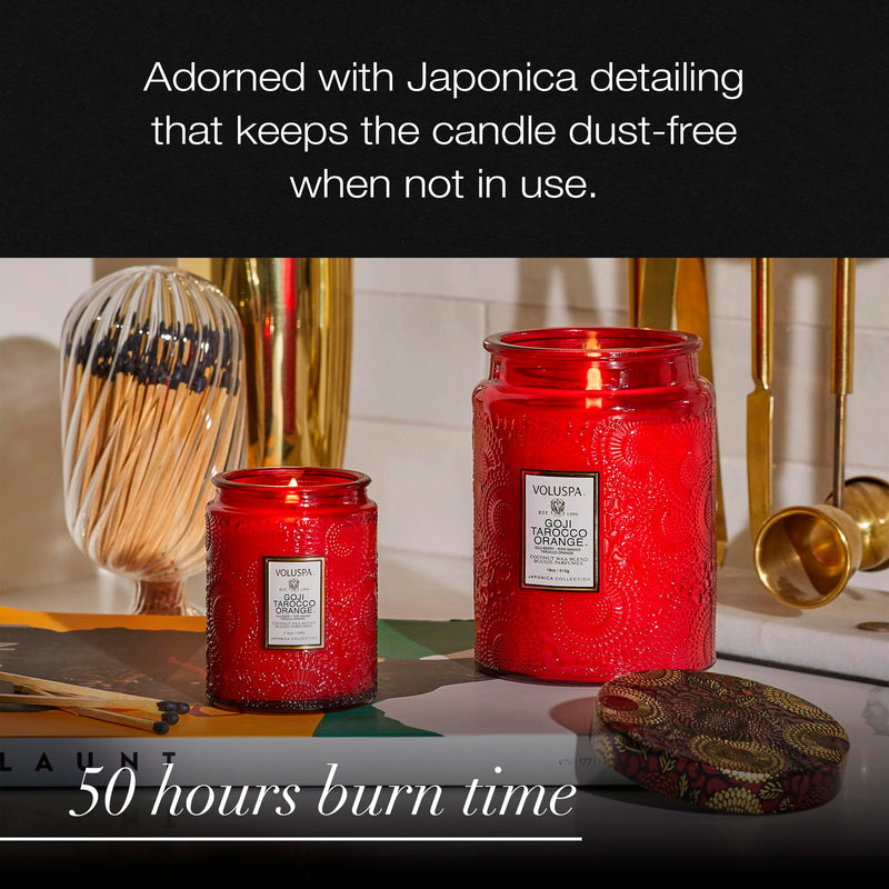 Voluspa Japonica Collection Small Goji Tarocco Orange Unisex Fragrance
