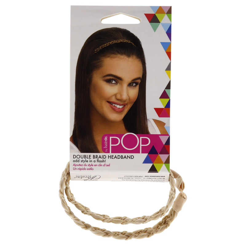 Hairdo Pop Double Braid Headband R22 Swedish Blond Women's Gift Set