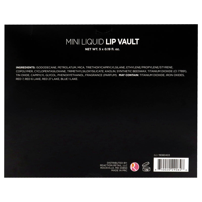 Reaction Retail Liquid Lip Vault