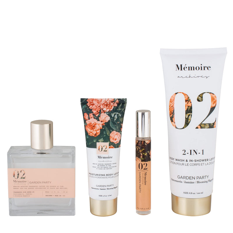 Memoire Archives Garden Party Unisex Lotion Gift Set