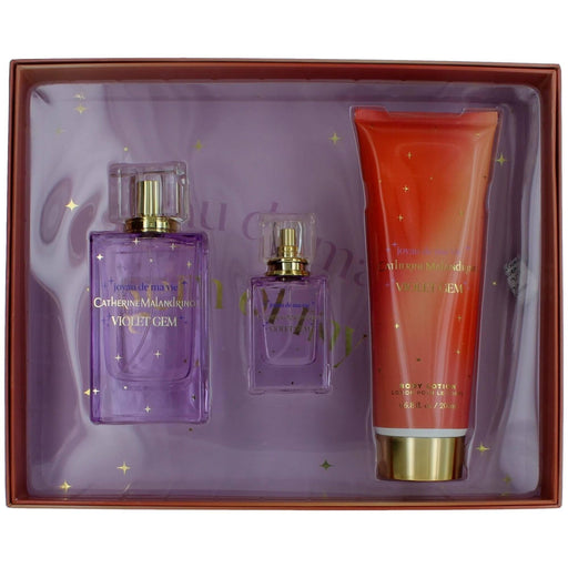 Catherine Malandrino Violet Gem Women's Eau De Parfum Gift Set