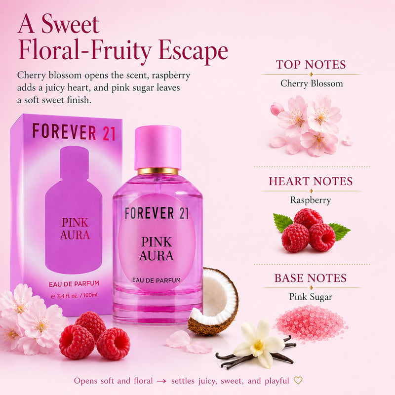 Forever 21 Pink Aura Women's Eau De Parfum