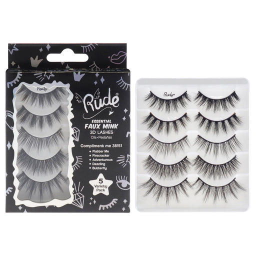 Rude Cosmetics Essential Faux Mink 3d Lashes Compliment Me