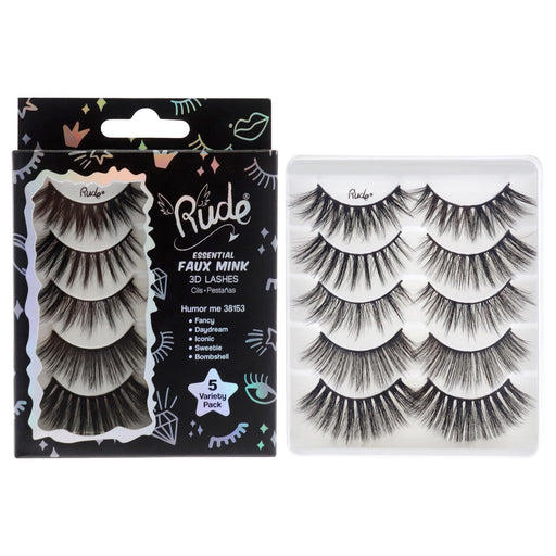 Rude Cosmetics Essential Faux Mink 3d Lashes Humor Me