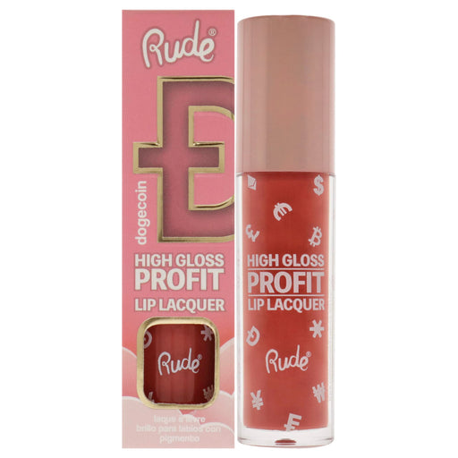 Rude Cosmetics High Gloss Profit Lip Lacquer Dogecoin