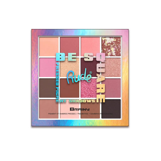 Rude Cosmetics Be Square Pressed Pigments And Shadows Brainy