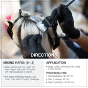Global Keratin Hair Taming System Juvexin Cream Color # 8 Light Blonde