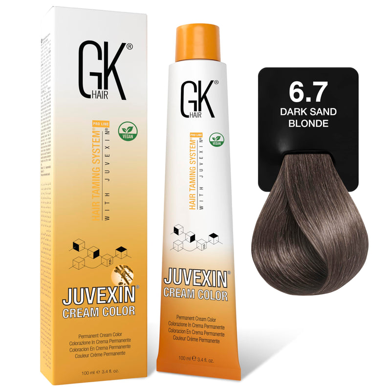 Global Keratin Hair Taming System Juvexin Cream Color # Dark Sand Blo