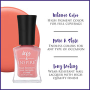 Defy And Inspire Wear Resistant Nail Lacquer 582 Just Peachy