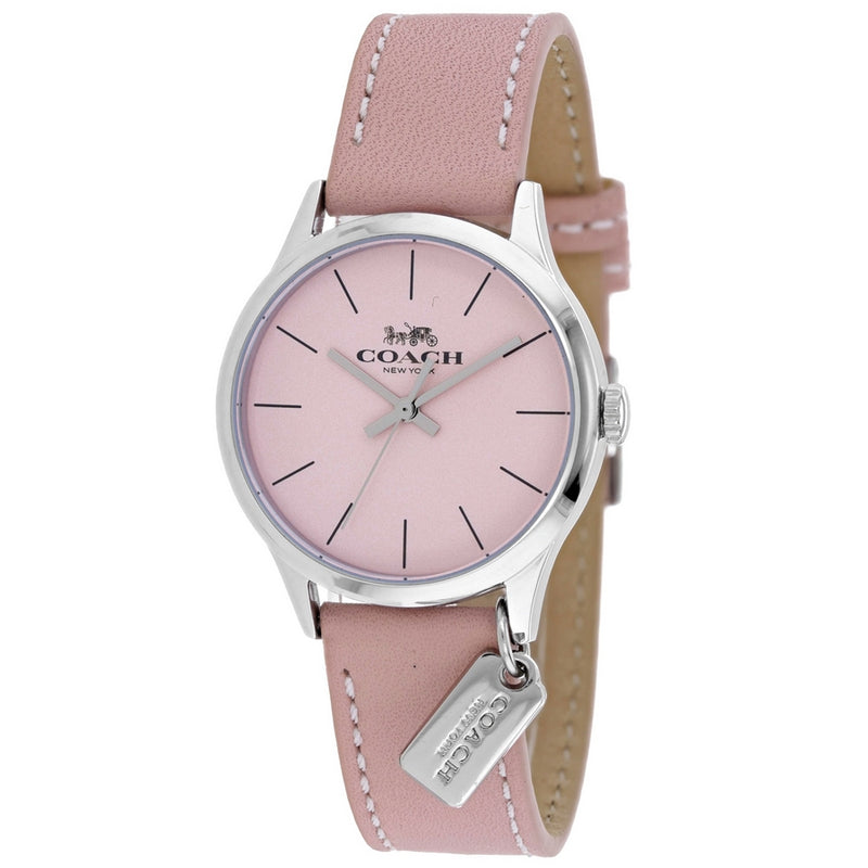 Coach Women's Ruby 14502935 Strap Gold Dial Quartz Movement Buckle Clasp 28mm Round Watch