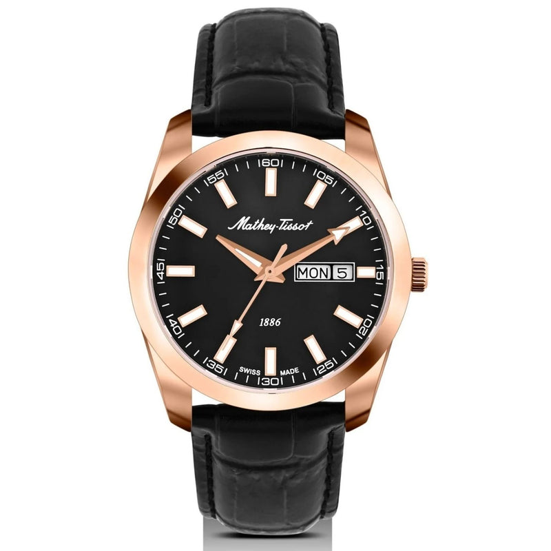 Mathey-Tissot Mathy I Day-Date Men's Quartz 40mm Watch