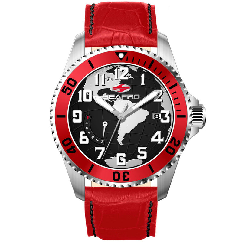 Seapro Voyager Men's Quartz 42mm Watch
