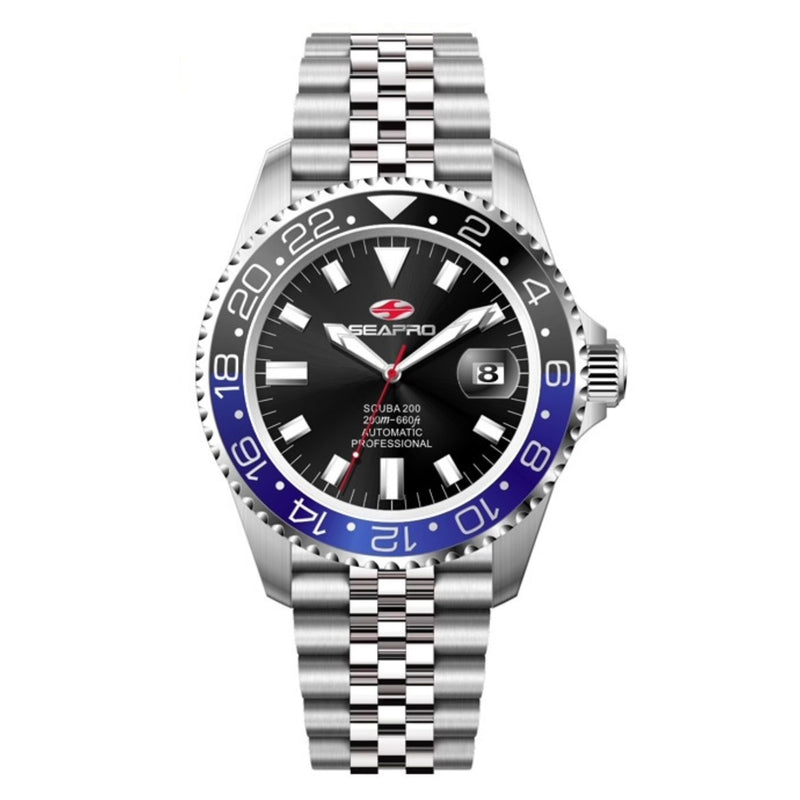 Seapro Grand Meridian Men's Quartz 43mm Watch