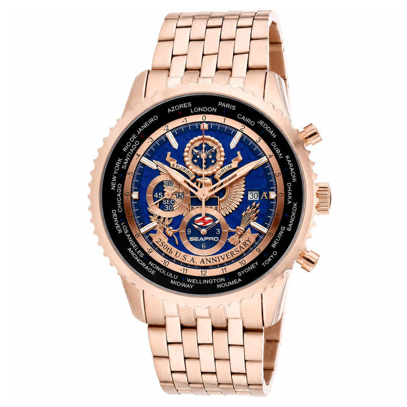 Seapro 250th Anniversary Meridian Limited Edition Timepiece Men's Quartz 45mm Watch