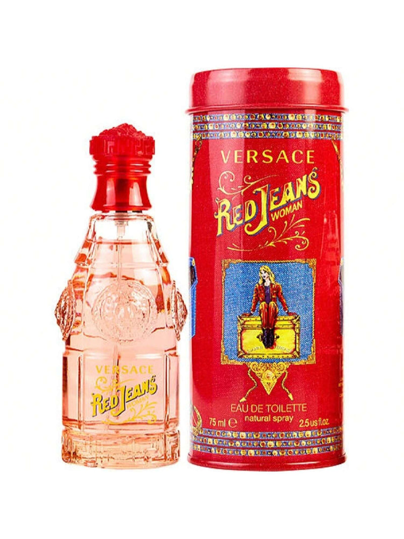 Red Jeans by Versace Women Eau De Toilette Spray 2.5 oz