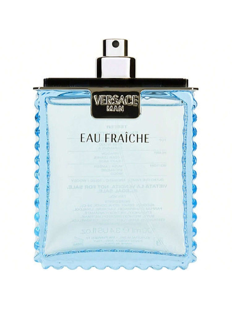 Versace Man by Versace Men Eau Fraiche Eau De Toilette Spray (Tester) 3.4 oz