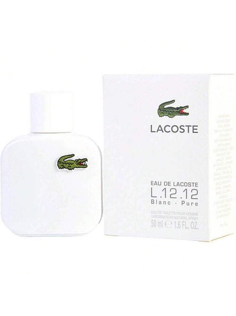 Lacoste Eau De Lacoste L.12.12 Blanc by Lacoste Men Eau De Toilette Spray 1.6 oz