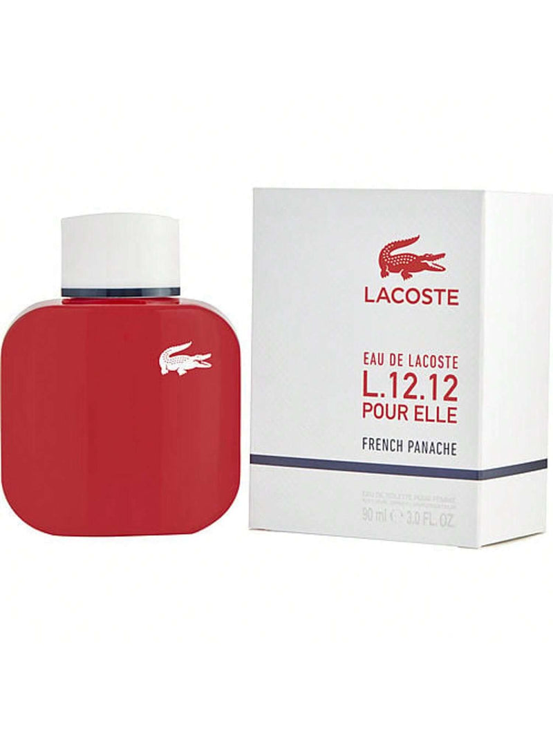 Eau De Lacoste L.12.12 Pour Elle French Panache by Lacoste Women Eau De Toilette Spray 3 oz
