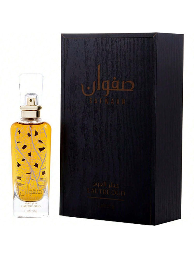 Safwaan Lature Oud By Lattafa For Women - 3.4 Oz Edp Spray