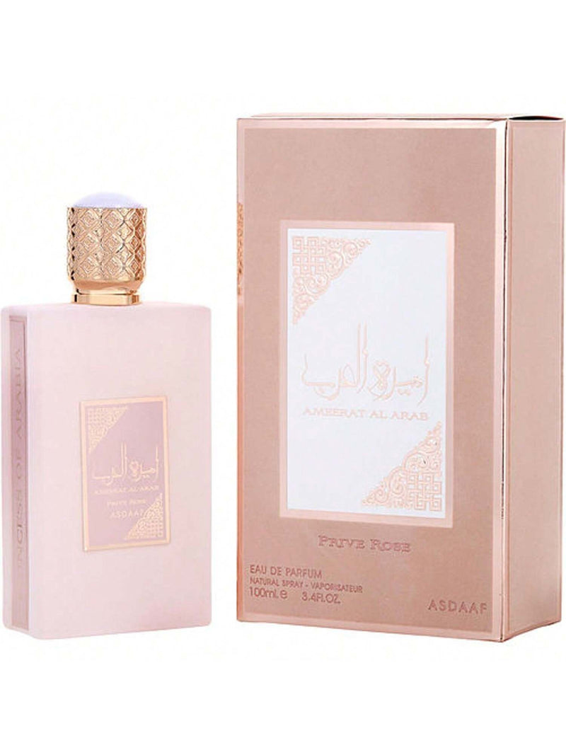 Lattafa Asdaaf Ameerat Al Arab Prive Rose By Lattafa Eau De Parfum Spray (Unisex) 3.4 Oz