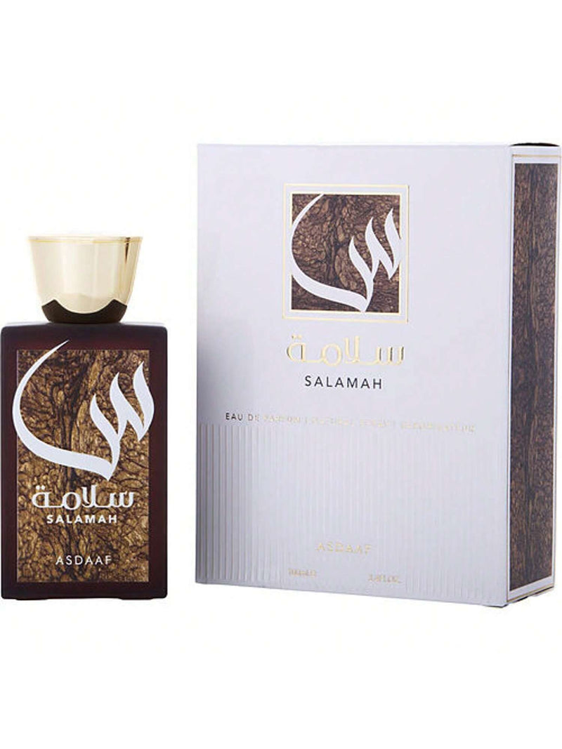 Lattafa Asdaaf Salamah By Lattafa Eau De Parfum Spray (Unisex) 3.4 Oz
