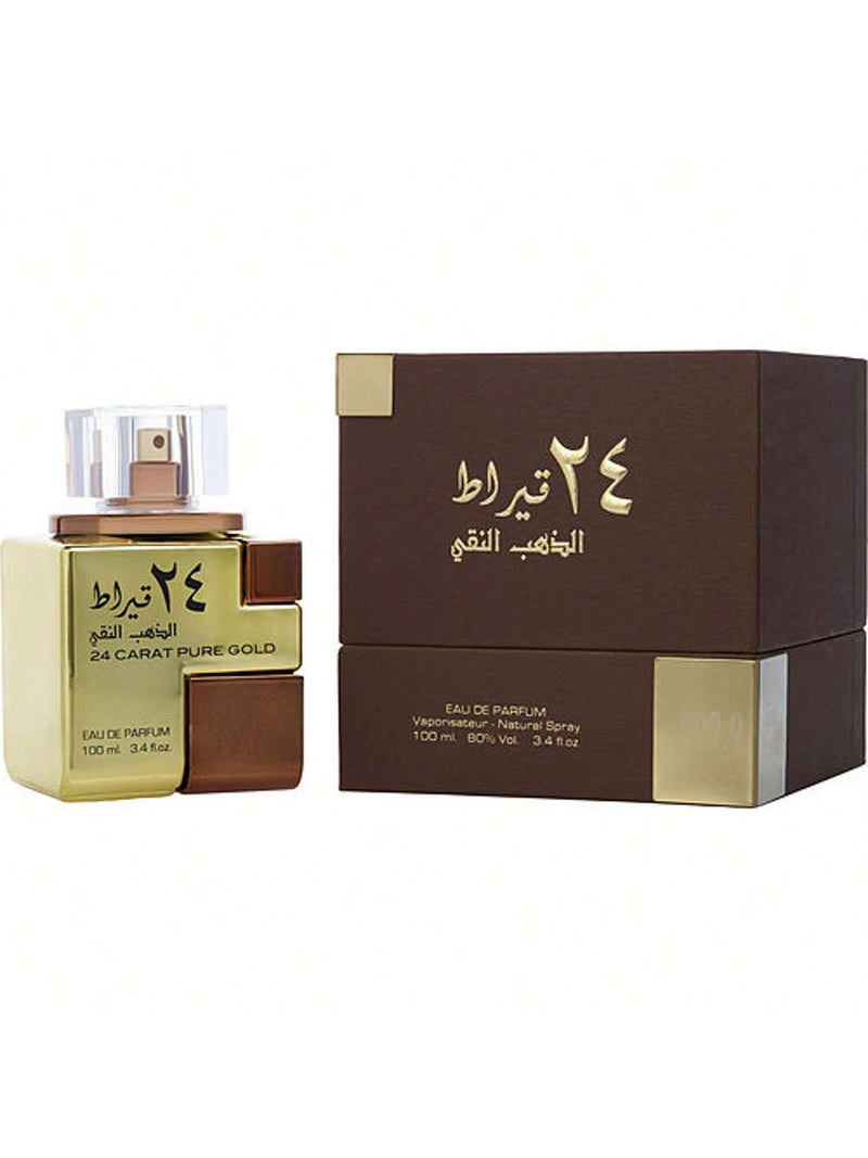 24 Carat - Pure Gold By Lattafa For Women - 3.4 Oz Edp Spray