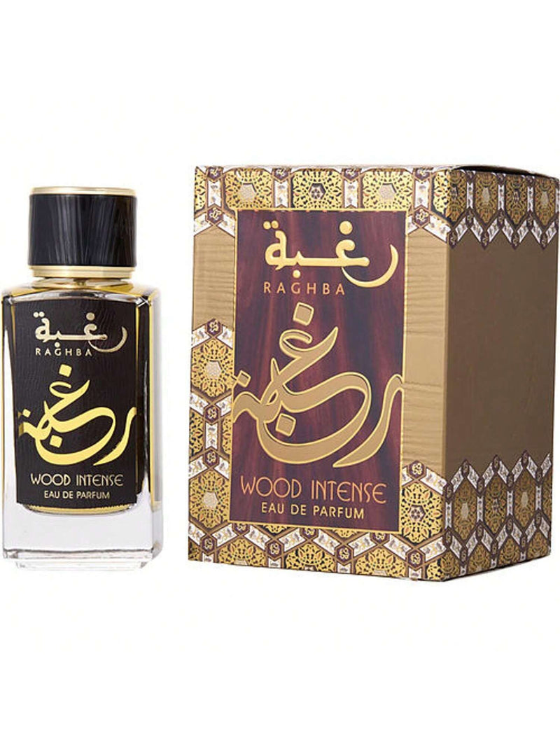 Raghba Wood Intense By Lattafa For Unisex - 3.4 Oz Edp Spray