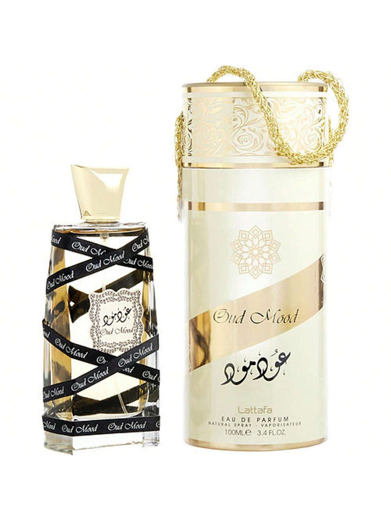 Oud Mood By Lattafa For Unisex - 3.4 Oz Edp Spray