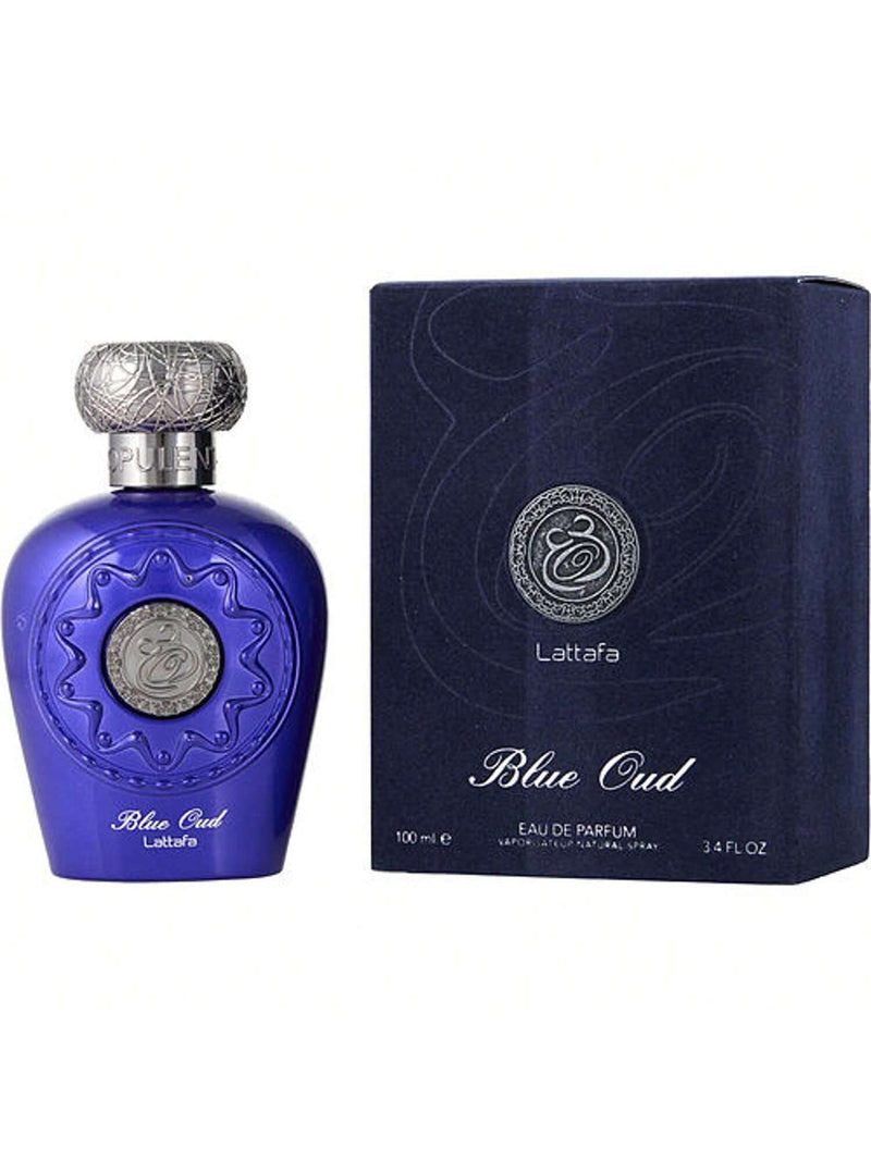 Blue Oud By Lattafa For Men - 3.4 Oz Edp Spray