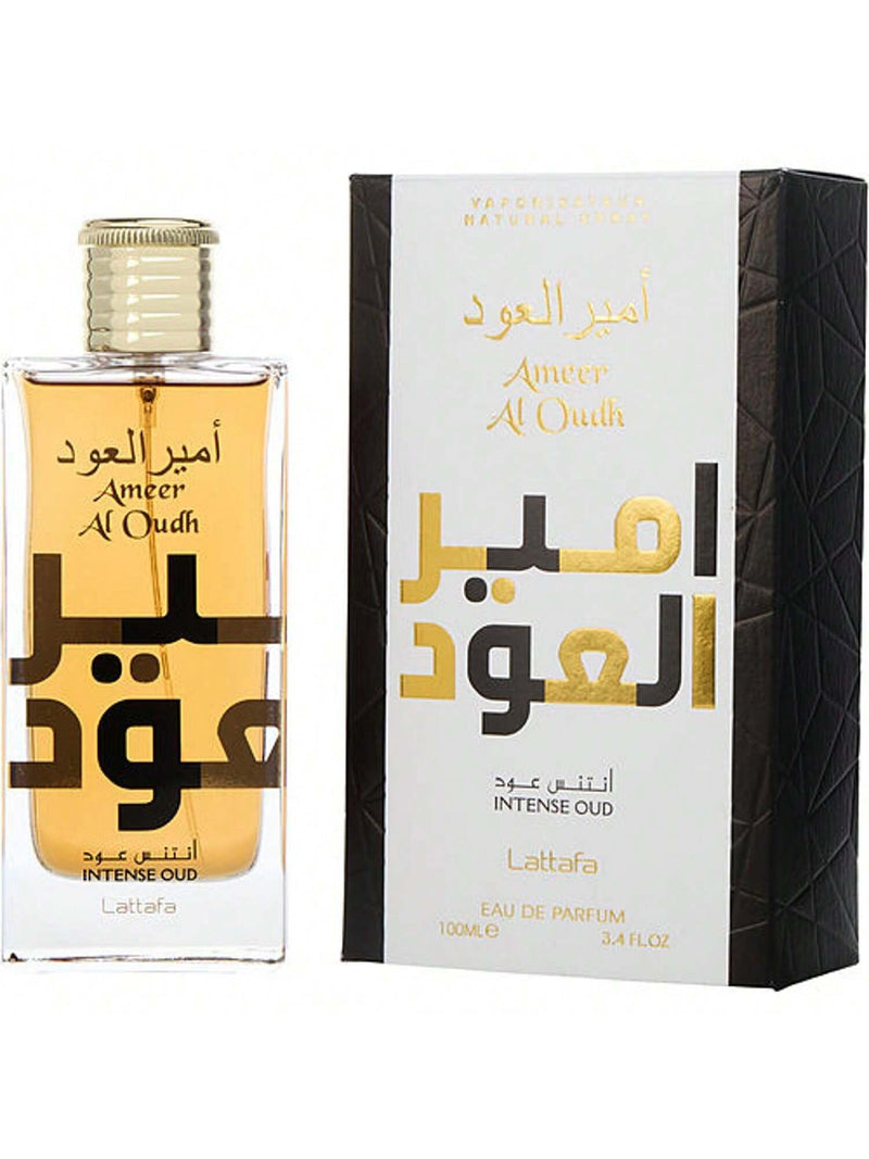 Ameer Al Oudh Intense Oud By Lattafa Eau De Parfum Spray (Unisex) 3.4 Oz