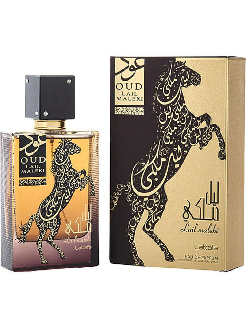 Oud Lail Maleki By Lattafa For Men - 3.4 Oz Edp Spray