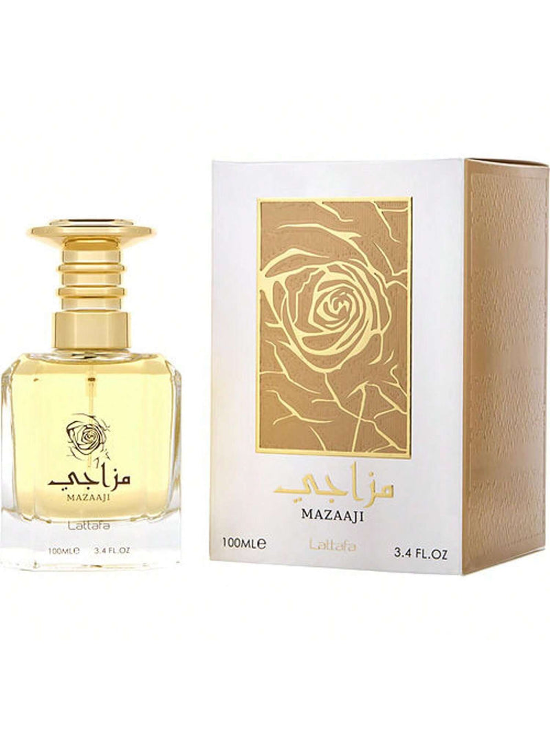 Lattafa Mazaaji By Lattafa Eau De Parfum Spray (Unisex) 3.4 Oz