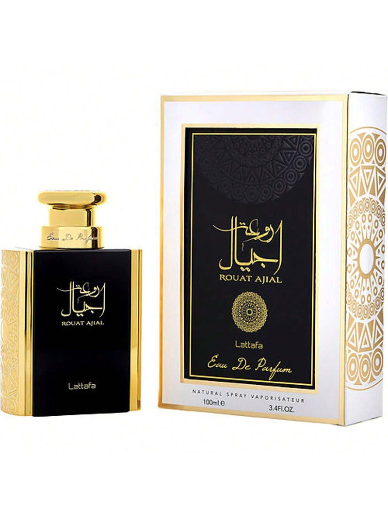 Lattafa Rouat Ajial By Lattafa Eau De Parfum Spray (Unisex) 3.4 Oz