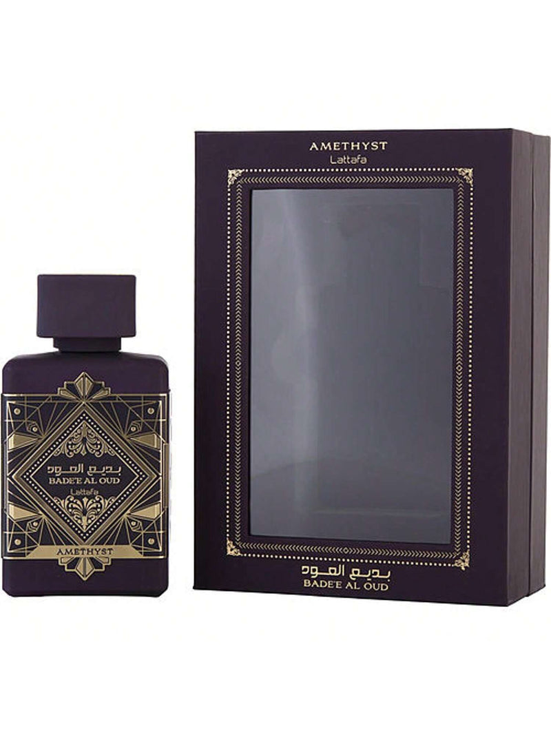 Badee Al Oud Collection - Amethyst By Lattafa For Unisex - 3.4 Oz Edp Spray