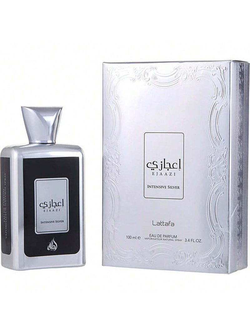 Lattafa Ejaazi Intensive Silver By Lattafa Eau De Parfum Spray (Unisex) 3.4 Oz